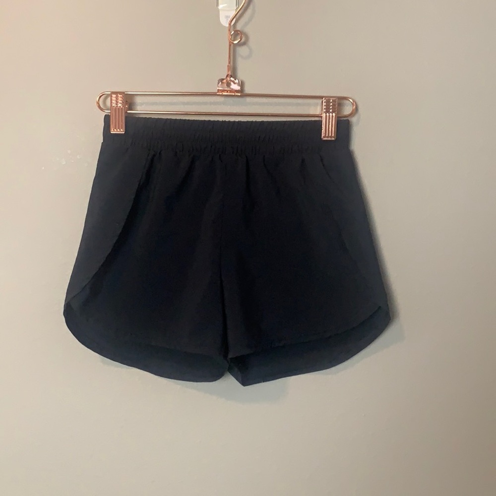 Girls All in Motion Black Athletic Shorts